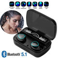 Model Bazaar M10 TWS Earbuds Bluetooth Earphones 3500mAh Chargng Box Wireless Stereo Headphones Sports Waterproof Airbuds Headsets With Microphone. 