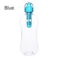 550ML Water Bobble Hydration Filter Bottle Outdoor Portable Filtered Drinking Bottles with Built-In Carbon Filter Carbon FY0084. 