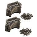 40PCS File Name Card File Cabinet Handles Label Holder Antique Bronze Drawer Label Pull Cabinet Frame Handle File Name. 