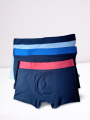 Pack of 3  Boxers for Men - High Quality Underwear in Multi Colors - Soft Cotton Stuff-. 