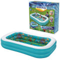 Bestway 54177 3D Undersea Adventure Pool 8'7" x 69" x 20"/2.62m x 1.75m x 51cm. 