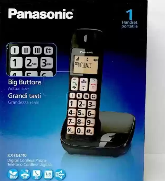 Panasonic%20KX-TGE110%20PTCL%20Wireless%20landline%20phone%20Amplified%20Sound,%20Large%20%20Display,%20Big%20Button.%20-%20Image%203