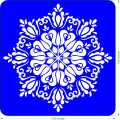 Classic Round Flower Pattern Reusable Stencil Airbrush Painting Wall Art DIY Home Decor Scrap booking Album Crafts. 