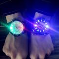 led Flash Luminous Watch Personality trends students lovers jellies woman men's watches 7 color light WristWatch. 