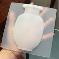 3 Pack Silicone Vase Sticker Flower Wall Vase Refrigerator Glass No Trace Sticker Magic Rubber Wall Hanging Vase Flower Pot House Decor. 