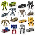 PinShang Kids Mini Optimus Prime Bumblebee Transformers Robot Toys Kid Megatron Ratchet Mirage Transformer Model Toy Car. 