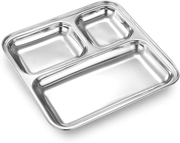 3%20Compartments%20Stainless%20Steel%20Plate,%20Stainless%20Steel%20Rectangular%20Thali%20Plate,%203%20compartment%20Thali,%20Divided%20Dinner%20Plate,%203%20Compartment%20Serving%20Tray,%20Nuts%20Tray%20-%20Image%203