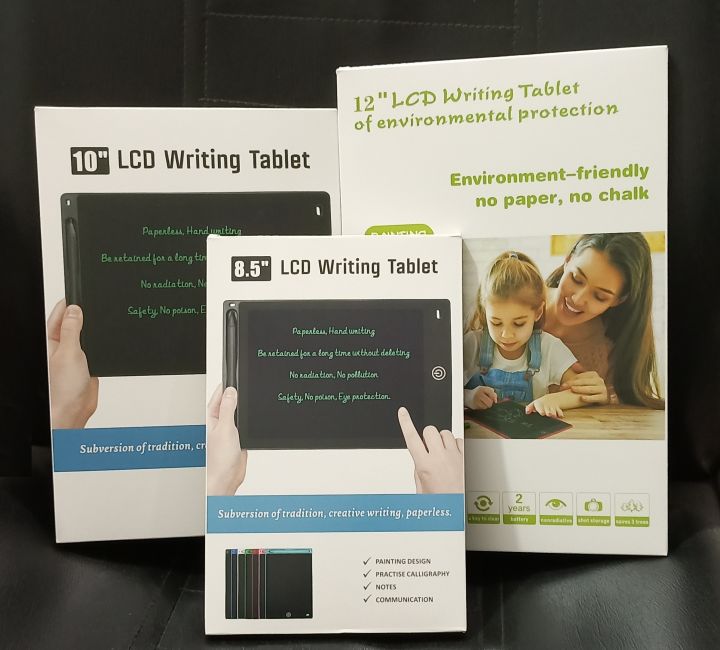 Multicolor Writing LCD Tablet 8.5 , 10 , 12 Inches Coloring Drawing Tablet Colorful screen Drawing tablet Writing Tablet, Kids playing activity Writing Pad With Colorful Writing