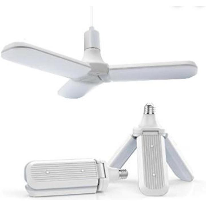 Foldable Fan Blade LED Light Lamp AC 220 V 45W LED Bulb E27 Base Angle Adjustable Super Bright Lampada LED Home Energy Saving Lights Bulb