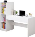 Skyrise Customizable Grand Study Table, Laptop/Computer Table with massive Book-Shelf storage, massive spacing, ample storage, desk table in Ready to Assemble form. 