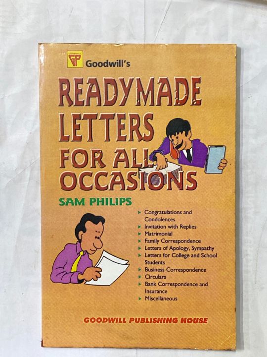 READY MADE LETTERS FOR ALL OCCASIONS BY SAM PHILIP