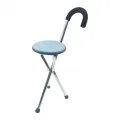 Folding Portable Namaz Chair, Walking Stick, Lightweight Cane Seat Great For Travel Camping Hiking Chair Tripod Cane. 