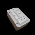Electric Extension Board Wall Electric Board High Quality PVC Box & Fibar Sheet Piano Switch Sockets (4.Points). 