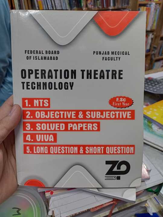 Operation theater NTS Objective & Subjective Solved Papers Viva Long Question & Short Question federal board of islamabad punjab medical faculty
