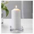 IKEA Candle Dish Glass. 