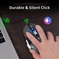 Mouse Gaming Wireless Cool Lighting Effect T2 Mouse 1200/1800/2400/3200 DPI USB Game 6D Macro Definition Programming Luminous Mechanical Gaming Mouse for Gamer Ergonomic 2.4G Rechargeable Silent Backlit USB Optical Wireless Gaming Mouse Pro Gamer Pc DVR. 