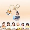 Korean Girl Group IVE New Acrylic Keychain Creative Trend KPOP Idol Support Surrounding Key Ring Pendant Gifts Jewelry Wholesale. 