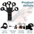 Finger Hand Gripper - Veins Finger Exerciser Hand Strengthener Home & Gym Hand Trainer - Hand Gripper - Hand Gripster - Exercise Tool - Silicone Made Strong Body Building - Grip training equipment. 
