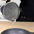 Oil Filter Pot Oil Strainer Pot Stainless Steel Grease Strainer Oil Storage Pot Oil Container Stainless Steel Oiler Tank Container Grease Keeper with Filter Dust Lid Non slip Handle for Frying Oil and Cooking Grease. 