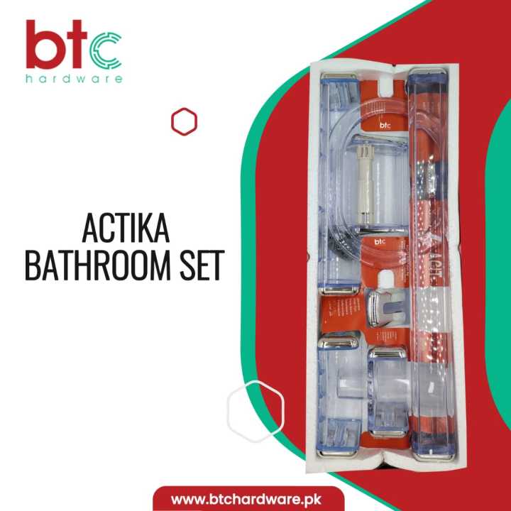 Heavy Quality Actika Design 5 Pcs Bathroom Set