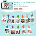 Kids Digital Camera for Girls Boys, Vannico Rechargeable HD Video Photo Camera for Kids Age 3-10, Kids Mini Selfie Camera Camcorder With 16GB SD Card Gift for Children Blue. 