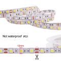 LED Strip 5050 2835 5630 RGB Flex Tape Light 12V 5M Kitchen Home Decoration Lamp Waterproof 300 LED Pixel Diode Ribbon 60LEDs/M. 