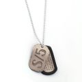 Anime Gangsta Necklace So Ao S5 Dog Tag Stainless Steel Metal Bead Chain Pendant Women Necklaces Jewelry. 
