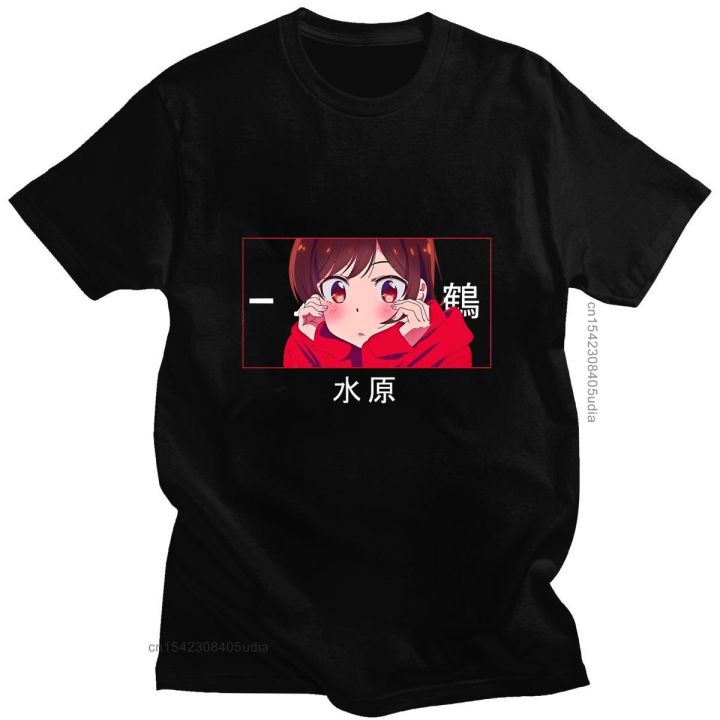 Men Rent A Girlfriend Chizuru Mizuhara Anime The New Tshirt Funny Tops Ruka Sarashina Pure Cotton Harajuku Casual T Shirt