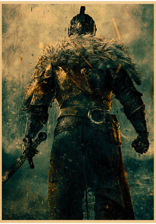 Vintage%20Game%20Poster%20The%20Dark%20Souls%203%20Decorative%20Painting%20On%20Canvas,%20Wall%20Art%20Canvas%20Painting%20Decorative%20Posters%20And%20Prints%20-%20Image%207