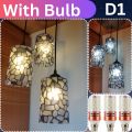 Beautiful Aesthetic Hanging Wall Lamp 3 pcs Set Beautiful Roof Lamp For Bedroom Unique Modern Fibre Plastic Haging Wall Lamps With Wooden Base and 3 modes Bulb E27 Hanging wall lamp Stylish Lamps For Hall Room Dining Room Bedroom jhumar fanoos chandelier. 