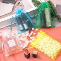 50pcs/Bag Adjustable Drawstring Organza Bags Jewelry Packaging Bags Candy Wedding Bags Wholesale Gifts Pouches. 