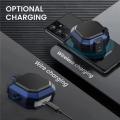 yaNew Security Lock Design Cover For Samsung Galaxy Buds Live/Pro/2 Headphone Cover Military Grade Hard Silicone Anti-Slip Case. 