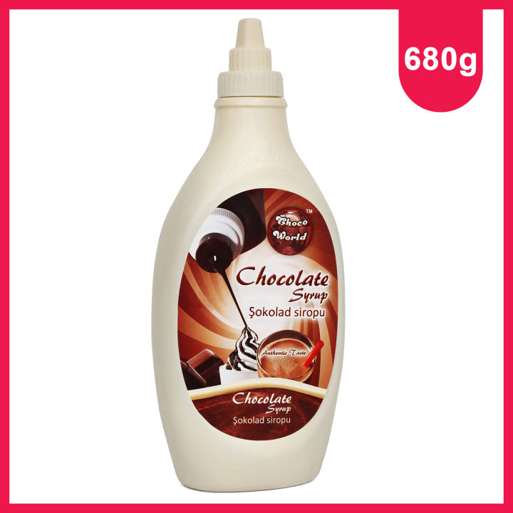 Chocolate Syrup – 680 Gram Bottle | Rich & Velvety Cocoa | Made in Pakistan by Choco World PK
