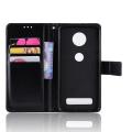 For Motorola Moto Z4 Vintage Leather Magnetic Buckle Flip Cover Case. 