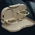 Multifunctional Easy To Install Foldable Car Travel Dining Tray. 