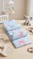 Soft Memory Foam Baby Pillow – Adjustable Head Shaping Cushion  Flat Head Prevention, Anti-Roll, Neck & Spine Support  Newborn Sleeping Positioner for Crib, Cot, Bed, Bassinet, Stroller & Car Seat – Breathable & Portable, Baby Safety Pillow. 
