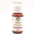 Glitter Fabric Paints tasveer fabrics - 30 ml bottle gives glitter effect in fabric painting - Available in different glitter fabric colours for fabric art. 