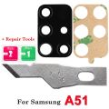 2set For Samsung Galaxy A10 20 30 40 50 70 A10S A20S A21S A31 A41 A51 A71 M21 M30S M31 M31S M51 Back Camera Glass Lens + Sticker. 