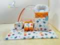 Export Quality Baby Bed Set With Mosquito Net 3 Pillows And 1 Bedding Comforter ,Full package ForNew Born Baby.Colors Available. 