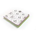 1 Piece (1 pcs) Colorful Sticky Notes 3x3 & 3x5 inches Sticky Notes with Clear Self-Stick Note Pads 4 Bright Multi Colors, 100 Sheets/Pad. 