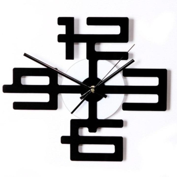 Clock Acrylic Wall Clock 025 Black