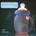 Dr.isla Baby Musical Feeding Bottle Pacifier Newborn Soft Teether Rattles Educational Toy 0-12M Soothing Vocal Music. 
