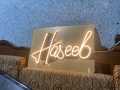 Customized NEON Sign board -your/girlfriend/friend/family person - Name Plate - Letters Alphabets -LED Neon. 