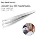 Eyelash Extension Tweezers Kit - Professional False Eyelashes Applicator Tools, Straight & Curved Eye Lashes Tweezer and Scissors - Set of 7 Lash Extension Tools. 
