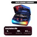 M28 Wireless Earbuds, Sports Gaming Earphones, TWS Touch Control LED Display Wireless Earphone For Games, Sport Headsets with Power Bank, Wireless Bluetooth Colorful Light Earphone. 