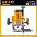 Ingco Electric Router 2200W Variable speed (with 6,8,12mm collets,1pc coping ring, 1pc parralle guide & 1pc aluminium guide fence). 