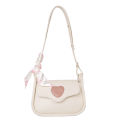 DishyKooker Crossbody Bags For Women Trendy Flap Crossbody Purse Cute Heart Shape Contrast Color Trend Simple Handbag Messenger Bags. 