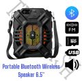 KTX 1222 6.5"inch Portable Bluetooth Wireless Speaker With FREE Wired Mic/Rechargeable Big Sound System Loud Speaker/High Stereo Bass & Woofer Home MP3 Player Mobile Speaker for PC Computer & Laptop/Support USB, SD Card, FM Radio. 