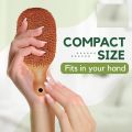 PUMICE STONE FOOT SCRUBBER Callus Remover Exfoliating Clay Stone for Feet Hands Body Care Natural Foot File Heel Scraper Skin Care Pedicure Tool for Cracked Heels & Dead Skin. One side remove dead skin, other side polishes and smoothens your skin.. 