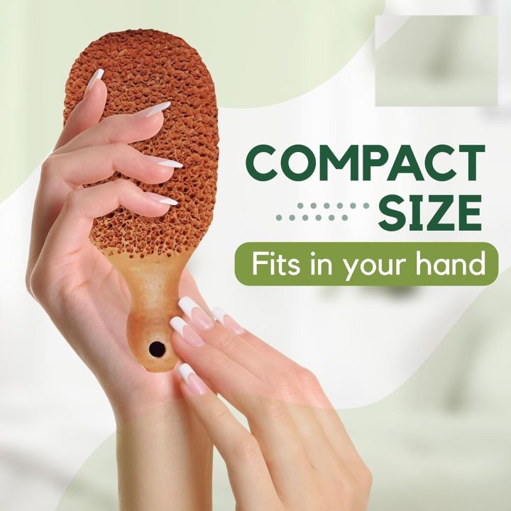 PUMICE%20STONE%20FOOT%20SCRUBBER%20Callus%20Remover%20Exfoliating%20Clay%20Stone%20for%20Feet%20Hands%20Body%20Care%20Natural%20Foot%20File%20Heel%20Scraper%20Skin%20Care%20Pedicure%20Tool%20for%20Cracked%20Heels%20&%20Dead%20Skin.%20One%20side%20remove%20dead%20skin,%20other%20side%20polishes%20and%20smoothens%20your%20skin.%20-%20Image%206